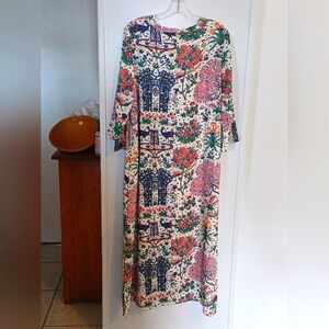 Tuernuck Floral Maxi Dress L